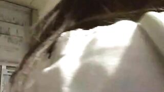 Asian lady and hot shit outdoor