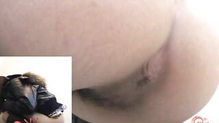 Seductive babe shitting nicely