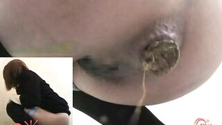 Phat ass lady and hot turd