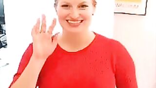 Busty blonde babe and sexy hot shit solo