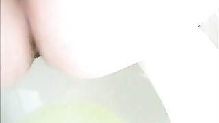 Cute amateur lady and sexy shit POV