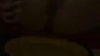 Hannah showing her lovely dark turd