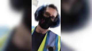 Pretty green turd from lovely ass