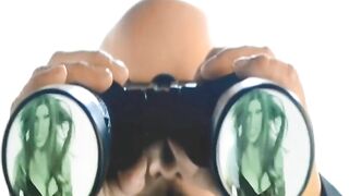 Huge dildo in tight asshole