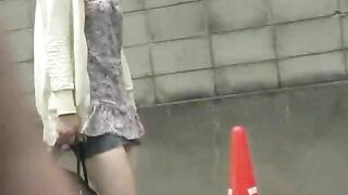 Leaking shit in the park