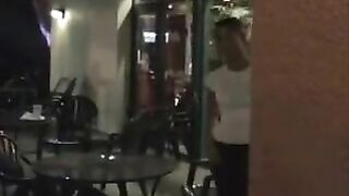 Amazing amateur brunette lady shitting