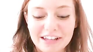 Big tits lady dropping hot shit and pee