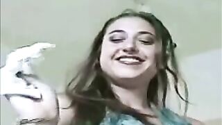 Seductive girl and hot sticky shit