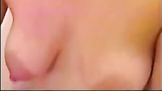 Big boobies brunette babe dropping hot shit