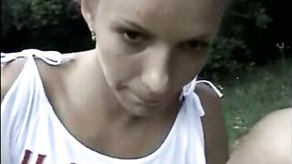 Outdoor Teen Girl Poop