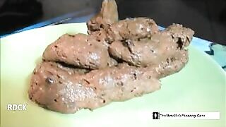 Sweet country girl dropping messy load