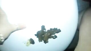 Amateur wife smearing hot shit