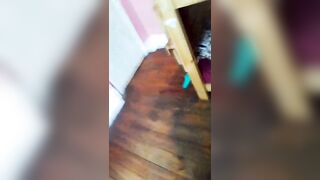 Amateur Selfie poop show