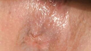 Beautiful shit closeup play