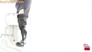 Fit Japanese gal and hot cheeky shit