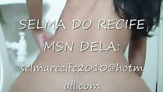 Gorgeous brunette naked chick and hot shit