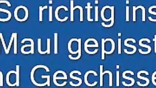 Handsome dude love shit on face