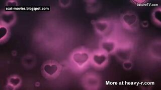 Curvy horny blonde babe piss and poop outdoors