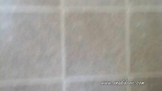 Huge turd caught in hand