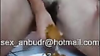 Woman shits and pisses for sex