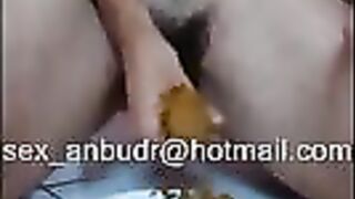 Woman shits and pisses for sex