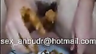 Woman shits and pisses for sex