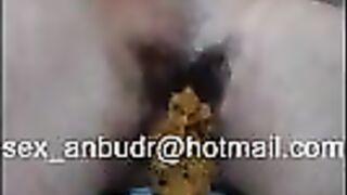 Woman shits and pisses on camera