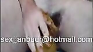 Woman shits and pisses on camera