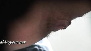 Nasty pee and poop hidden cam