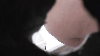 Beautiful voyeur scat show