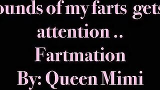 Big black booty farts and shit