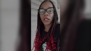 African nerdy slut pooping hot load