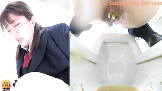 Sticky shit from seductives asshole