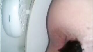 Girl shit in the morning