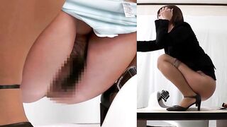 Sweet hairy Japanese babe and lovely hot shit