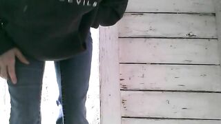 Poop and Farts in Outhouse