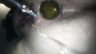 Piss and poop from slutty wife