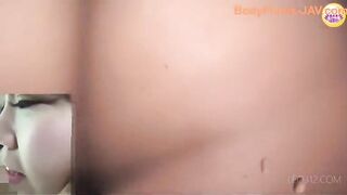 Fat booty Jap slut ass fingering and pooping