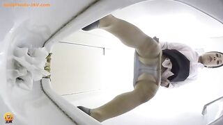 Cute Japanese girl spread legs for hot shit