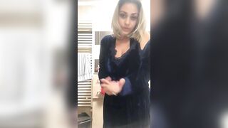 Stunning tattooed milf dildo fucking and pooping