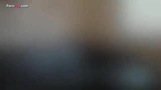 Dirty blonde fucks in the shit