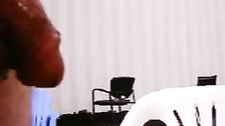 Woman sticks her face in a toilet to lick it