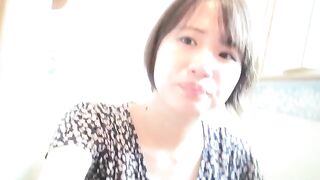 Girl squats and poops on the floor