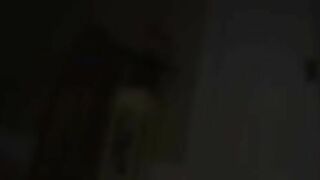 Girl in a mask spreads her legs and takes a huge shit on the floor