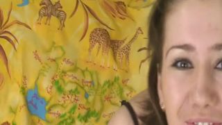 Russian babe wiping her ass