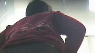 Chubby girl on hidden camera