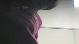 Chubby girl on hidden camera