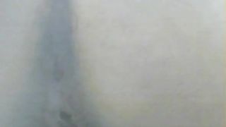 Teen girl pooping in a public bathroom