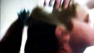 Blonde teachet sucking a long cock