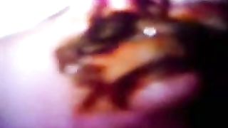 Scat and cum on her mouth